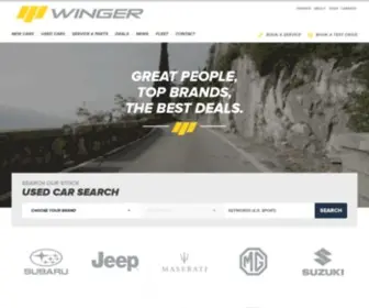 Winger.co.nz Screenshot