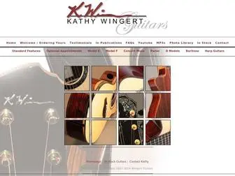 Wingertguitars.com(Kathy Wingert Guitars) Screenshot