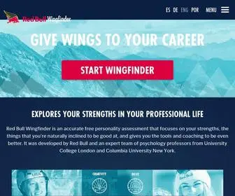 Wingfinder.com(Give wings to your career) Screenshot