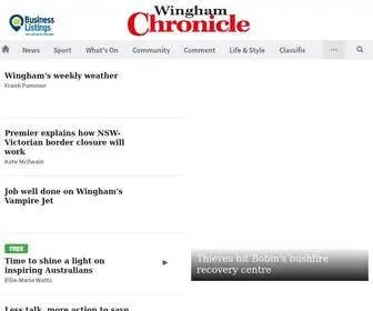 Winghamchronicle.com.au(Taree news) Screenshot