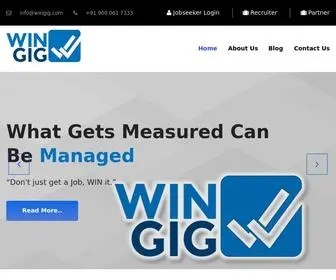 Wingig.com(Jobs alert) Screenshot