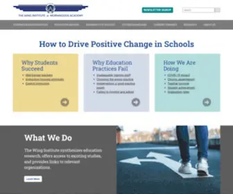 Winginstitute.org(WingInstitute at Morningside Academy) Screenshot