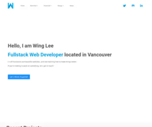 Winglee.io(Wing Lee) Screenshot