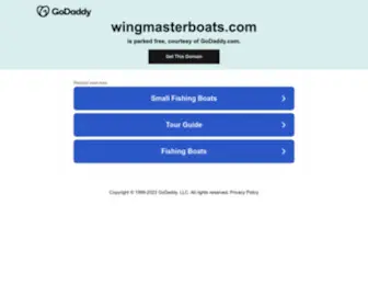 Wingmasterboats.com(Wingmaster Boats) Screenshot