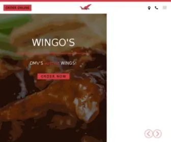 Wingos.com(Wingos Restaurant) Screenshot