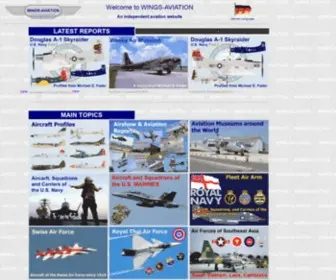 Wings-Aviation.ch(Wings Aviation) Screenshot