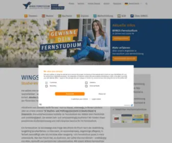 Wings-Fernstudium.de(Fernstudium) Screenshot