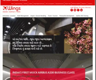 Wingsinstitute.com(Hospitality Training Institute in India) Screenshot