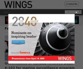 Wingsmagazine.com(Wings Magazine) Screenshot