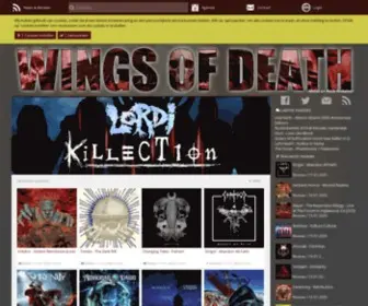 Wingsofdeath.net(Metal en Rock Webzine) Screenshot