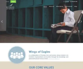 Wingsofeagles.net(Wings of Eagles International) Screenshot