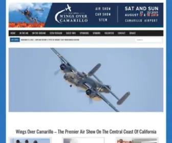 Wingsovercamarillo.com(The Wings Over Camarillo Air Show) Screenshot