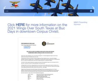 Wingsoversouthtexas.com(WOST Airshow) Screenshot