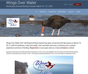 Wingsoverwaterbirdingfestival.com(The 17th Annual Wings Over Water Birding Festival March 15) Screenshot