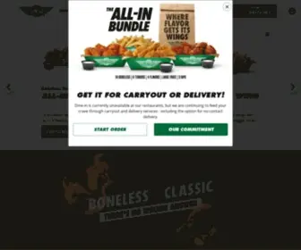 Wingstop.com(Wingstop) Screenshot