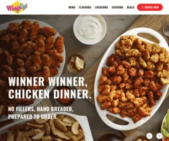 Wingsup.com(Restaurants) Screenshot