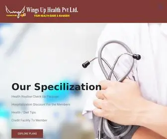 Wingsuphealth.com(Wingsup Health) Screenshot