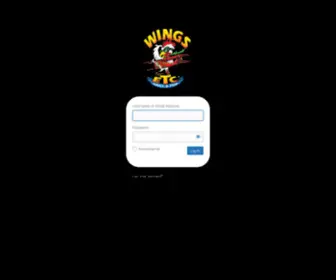 Wingsweb.net(Log In ‹ Wings Etc) Screenshot