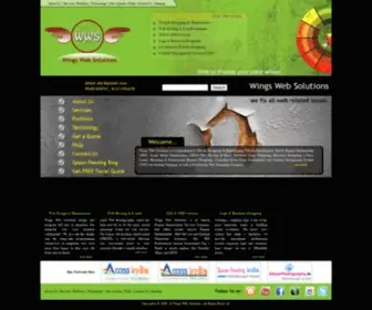 Wingswebsolutions.com(Wings Web Solutions) Screenshot