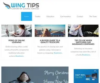 Wingtips.org(Wing Tips) Screenshot