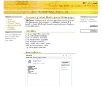 Winguardpro.com(Lock your Apps) Screenshot