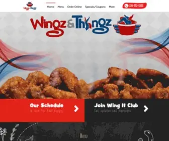 Wingzandthyngz.com(Wingz and Thyngz) Screenshot