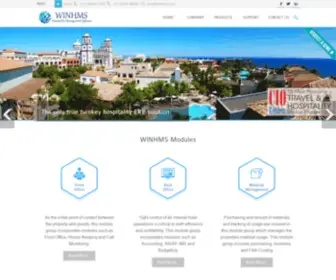 Winhms.com(World Class Hotel Management Software and Solutions) Screenshot