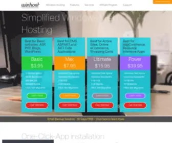 Winhost.com(ASP.NET Hosting) Screenshot
