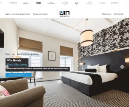 Winhotels.com(WIN Hotels) Screenshot