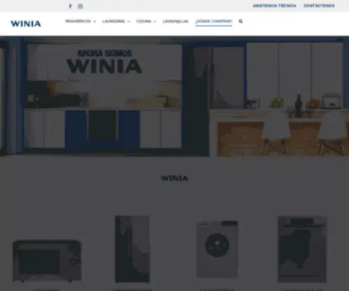 Winia.es(WINIA ELECTRONICS) Screenshot