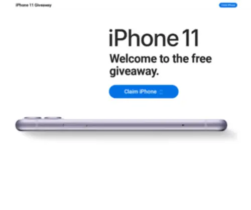 Winiphonegiveaway.com(Get A Free iPhone 11 Or iPhone 11 Pro) Screenshot