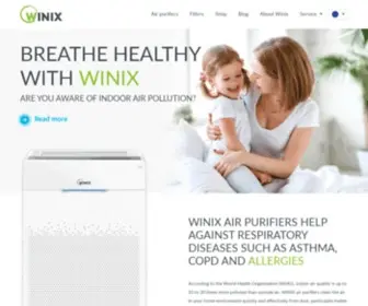 Winixeurope.eu(WINIX Air Purifiers) Screenshot