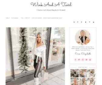 Winkandatwirl.com(Wink and a Twirl) Screenshot