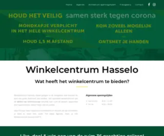 Winkelcentrumhasselo.nl(Winkelcentrum in de Hasseler es) Screenshot