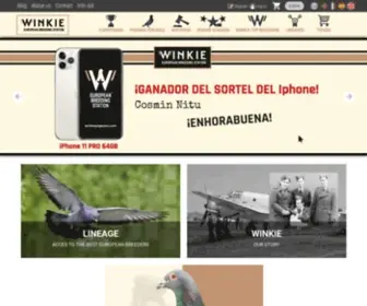 Winkiepigeons.com(WINKIE European Breeding Station) Screenshot