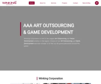 Winkingworks.com(Winking Corporation) Screenshot
