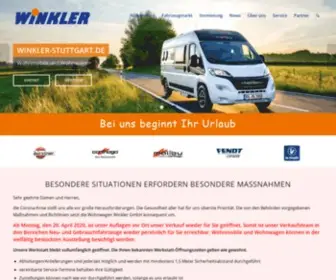 Winkler-Caravaning.de(Wohnwagen Winkler GmbH) Screenshot