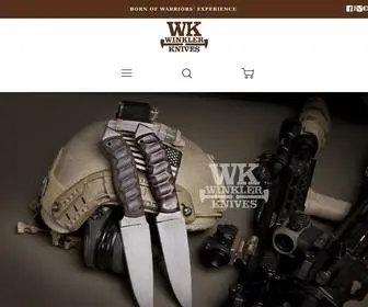 Winklerknives.com(Winkler Knives) Screenshot