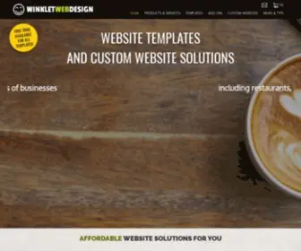 Winkletwebdesign.com(Your awesome website) Screenshot