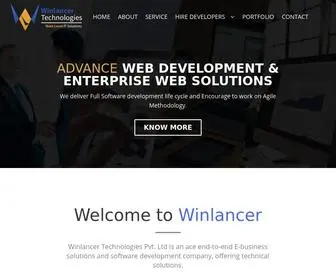 Winlancers.com(Winlancer technologies) Screenshot