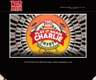 Winlikecharlie.com(TWO AND A HALF MEN PowerXL 'Grillin & Chillin' Sweepstakes) Screenshot