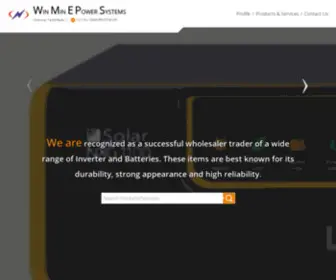 Winminsolar.com(Win Min E Power Systems) Screenshot