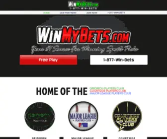 Winmybets.com(Your #1 Source For Winning Sports Picks) Screenshot