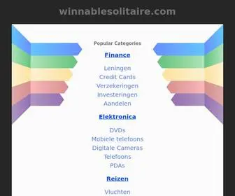 Winnablesolitaire.com(winnablesolitaire) Screenshot