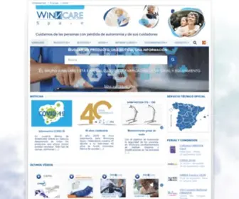 Winncare.es(El grupo WINNCARE está especializado en la fabricación de material y equipamiento médico) Screenshot