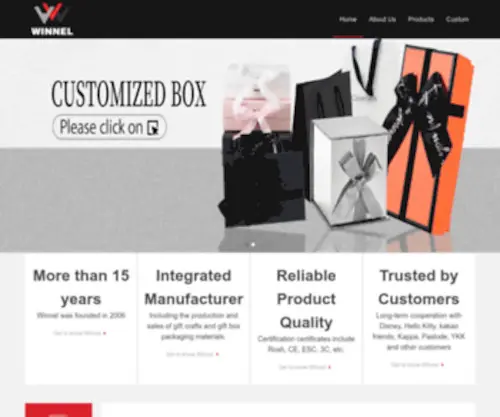 Winnel.cn(Shanghai Winnel Industrial Co) Screenshot