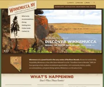 Winnemucca.com(Winnemucca Convention & Visitors Authority) Screenshot