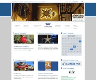 Winnenden.de(Große Kreisstadt Winnenden) Screenshot