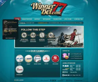 Winner77Bet.com Screenshot