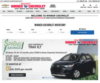 Winnerchevrolet.com(Winner Chevrolet in Colfax) Screenshot